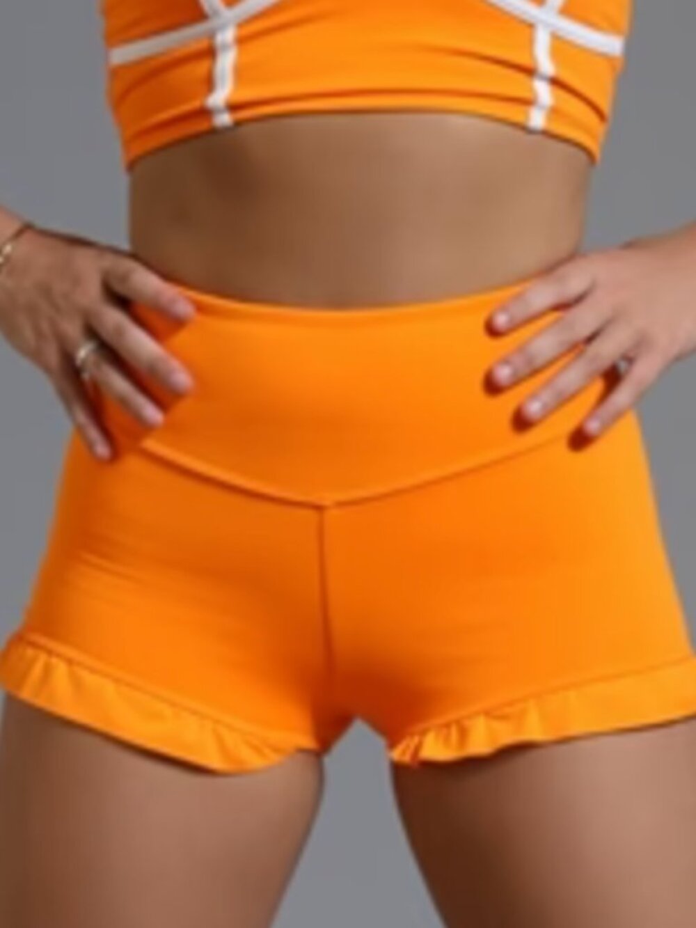 Tiger Friday Ruffle Shorts - Child XL